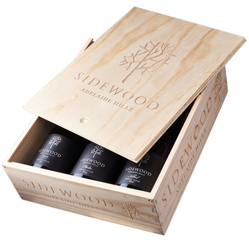 3 Bottle Wooden Box