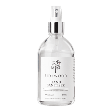 Sidewood Hand Sanitiser 250mL Glass
