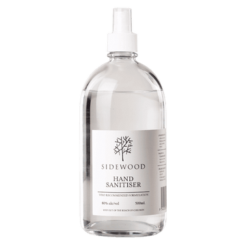Sidewood Hand Sanitiser 500mL Glass
